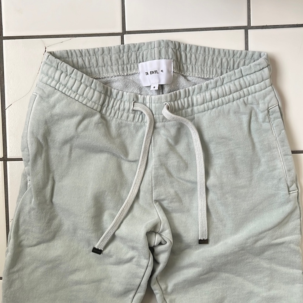 Womens talentless faded mint green jogger sweatpants
